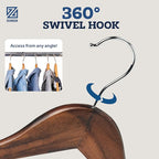 ZOBER Wooden Hangers - Image 5