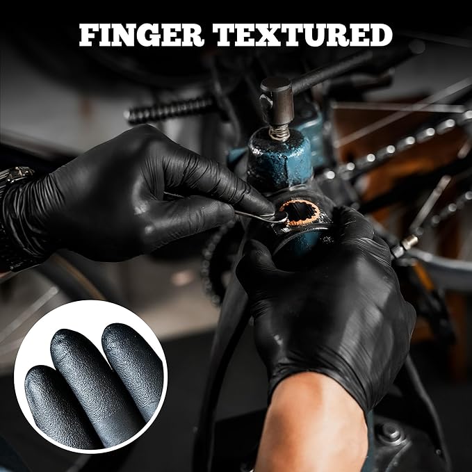 TitanFlex Disposable Nitrile Exam Gloves, Heavy Duty, Latex Free, Food Safe - Image 4