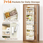 Over The Door Organizer, 7 Tier Door Hanging Organizers - Image 4