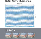 JOYMOOP 12 Pack Microfiber Cleaning Cloth, Larger Kitchen Towels, Dish Rags - Image 8