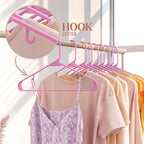 Plastic Hangers 50 Pack Pink - Image 5
