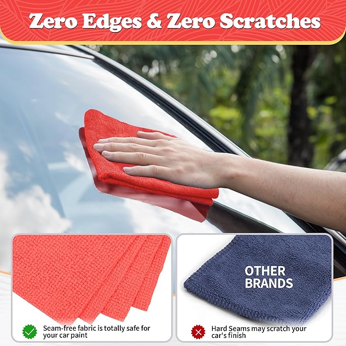 FIXSMITH Shop Towels, 200 Pack Microfiber Towels - Image 4