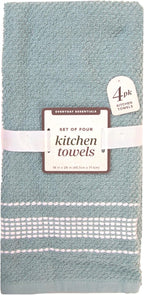 MosJos Kitchen Towels, Cotton Soft Large 18 x 28 Dobby Weave Super Absorbent - Image 9