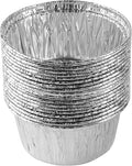 PLASTICPRO 3.5'' Inch Round Ramekins Muffin Cups Tin Foil Cupcake Pans by PLASTICPRO