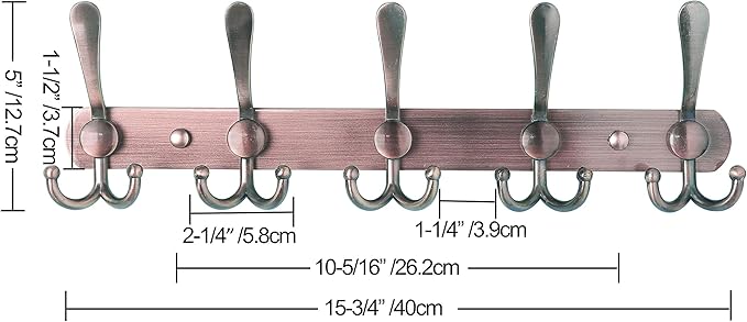 Dseap Wall Mounted Coat Rack - Image 6