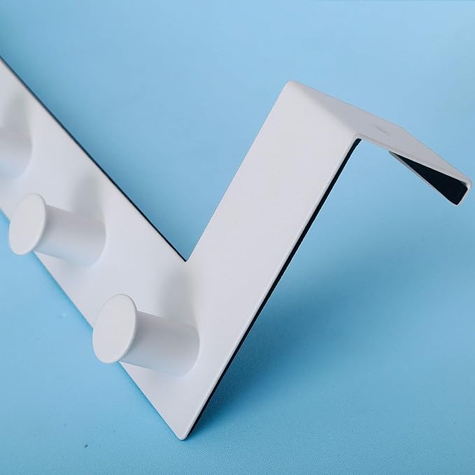 WEBI Over The Door Hooks, Door Hanger, Over The Door Towel Rack, 6 Peg Hooks - Image 5