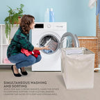 2Pcs Mesh Laundry Bags for Delicates w/Hooks, Hanging Durable Laundry Mesh Wash - Image 7