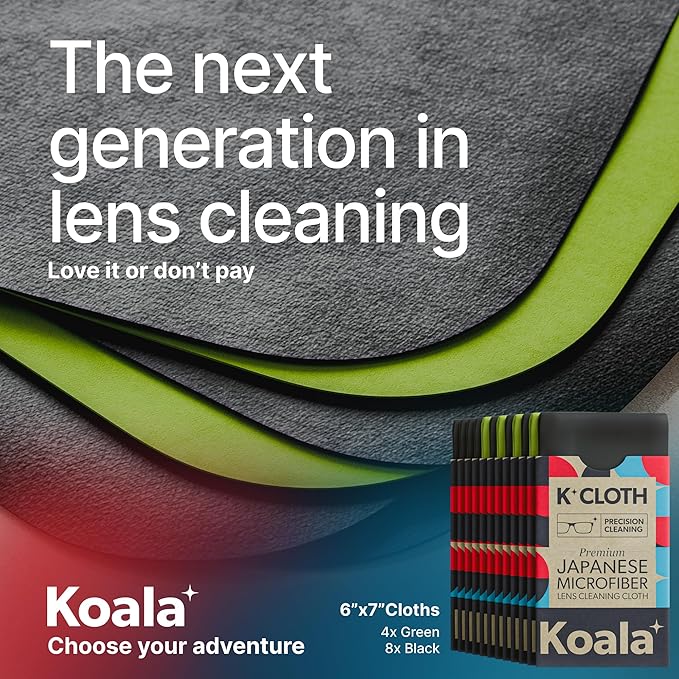 Koala Lens Cleaning Cloth | Japanese Microfiber | Glasses Cleaning Cloths | - Image 6