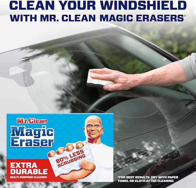 Mr. Clean Magic Eraser Sponge, All Purpose Cleaner, Cleaning Scrubber, Shower - Image 4
