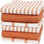 KAF Home Premium Kitchen Towels, Large 100% Cotton, Flat & Terry Absorbent Dish by KAFHome