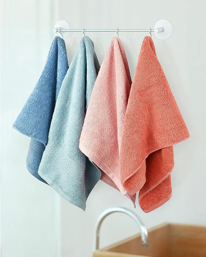 Cleanbear Hand Towels 12 Pack 12 Colors 100% Cotton Hand Towel Set - Image 6