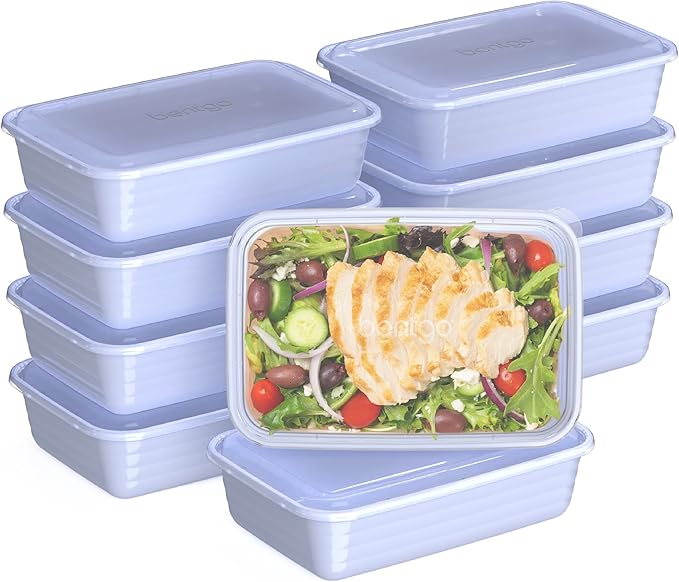 Bentgo Prep - 20-Piece 1-Compartment Reusable Meal Prep Containers by Bentgo