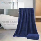 TENSTARS Silk Hemming Bath Towels - Image 2