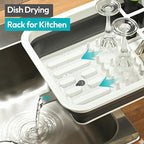 Masirs Pop-Up Collapsible Dish Drying Rack - Image 2