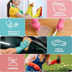 Rubber Cleaning Gloves for Dishwashing-5 Pairs Colorful Reusable Household - Image 7