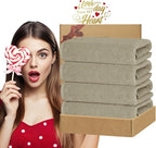 VOOVA & MOVAS Bath Towels Set of 4, Large 30" x 56" - Image 6