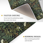 Black Sage Green Plant Dish Drying Pad 18 x 24 Inch - Image 3