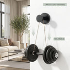 TUNNY 5 Pack Round Towel Hooks-Oil-Rubbed Bronze Modern Coat Hooks Shower Towel - Image 2