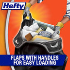 Hefty Load & Carry Heavy Duty Contractor Large Trash Bags, 42 Gallon - Image 2