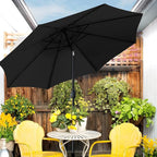 Sunnyglade 9' Patio Umbrella Outdoor Table Umbrella with 8 Sturdy Ribs - Image 5