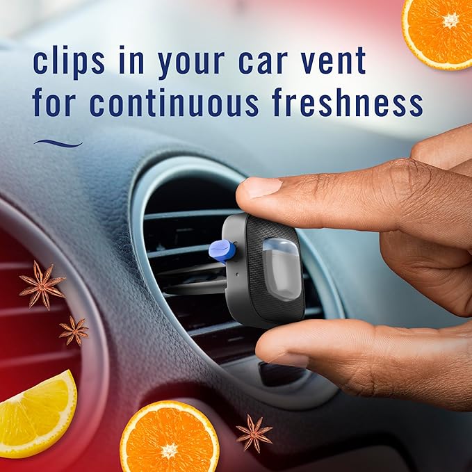 Febreze Car Air Freshener Vent Clip Old Spice Scent, .07 oz. Car Vent Clip - Image 5