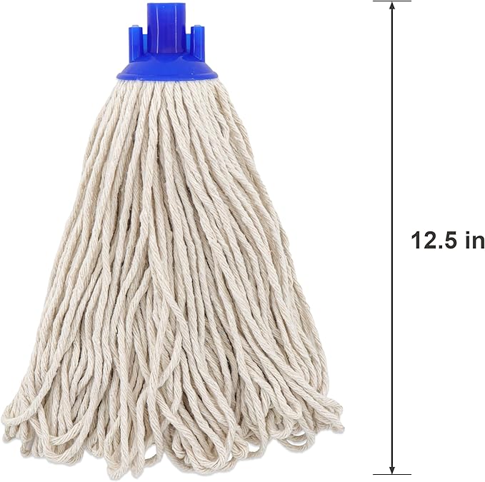 Cotton String Screw on Mop Replacement Head Compatible - Image 6