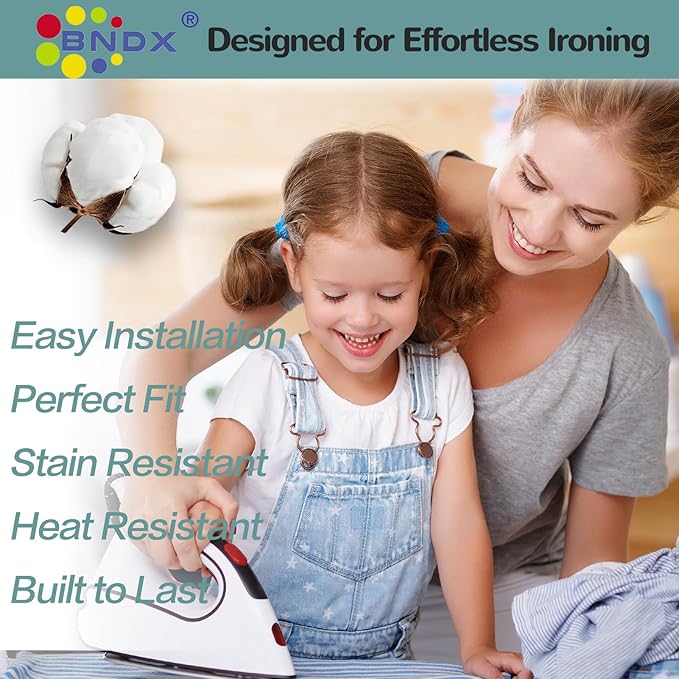 BNDX Ironing Board Cover with Padding 18" x 49" – Non-Slip, Heat-Resistant - Image 5