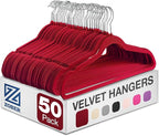 Zober Premium Quality Space Saving Luxurious Velvet Hangers Strong and Durable by ZOBER