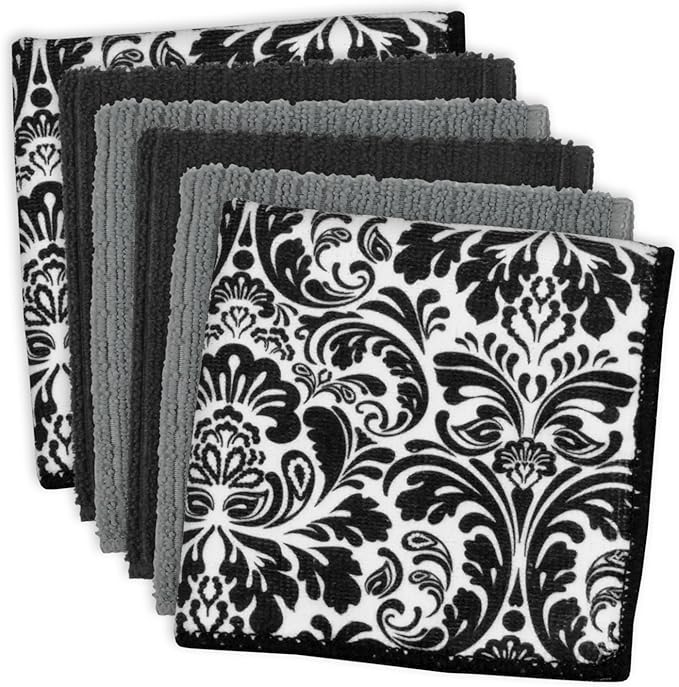 DII Cleaning Collection Multi-Purpose Microfiber, Dishcloth Set by DII