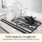 Cuisinart Dish Drying Mats for Kitchen Counter - Image 2