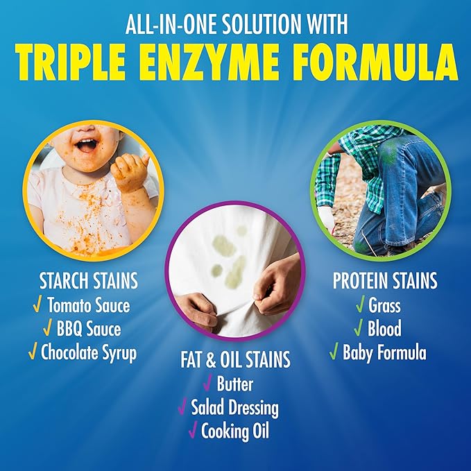 Zout Laundry Stain Remover, Triple Enzyme Formula - Image 4