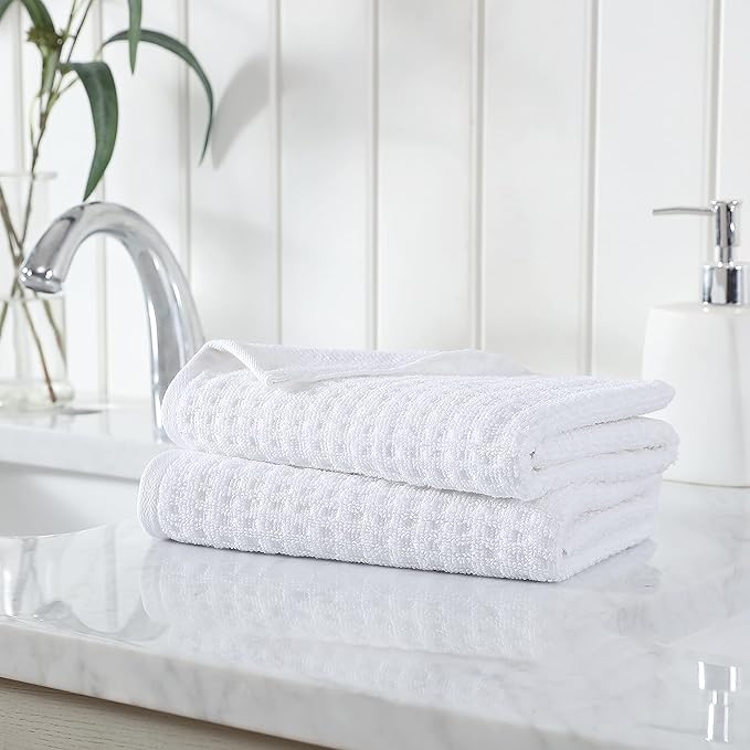 Tommy Bahama- Hand Towel Set, Highly Absorbent Cotton Bathroom Decor, Low - Image 2