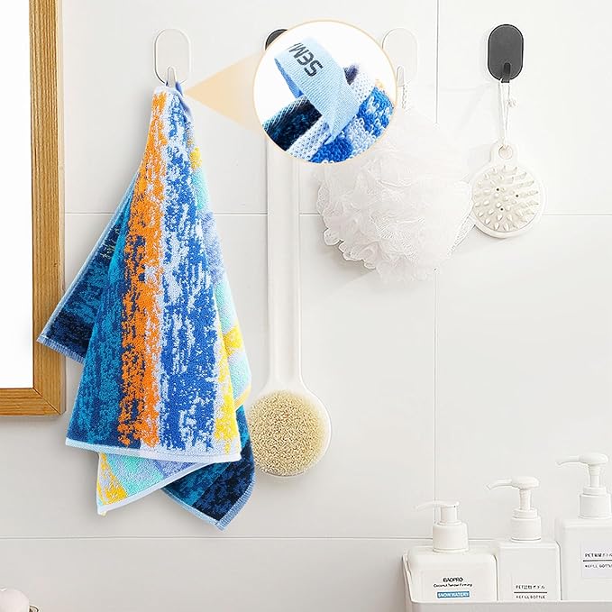 SEMAXE 18-Pack Bath Towel Set Include 6 Bath Towels, 6 Hand Towels, 6 Wash - Image 5