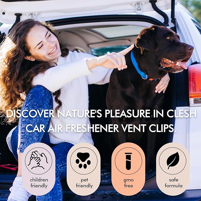 Car Air Fresheners, 6 Pack, Lavender Embrace, Car Fresheners Vent Clips - Image 2