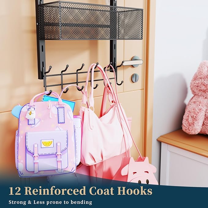 Consumest Over The Door Hooks Organizer - Image 4