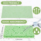 Zhengmy 100 Pieces Sponges Kitchen Compressed Sponges Bulk Natural Dish Sponge - Image 2