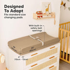 2-Pack Baby Changing Pad Cover for Girl, Boy - Image 4