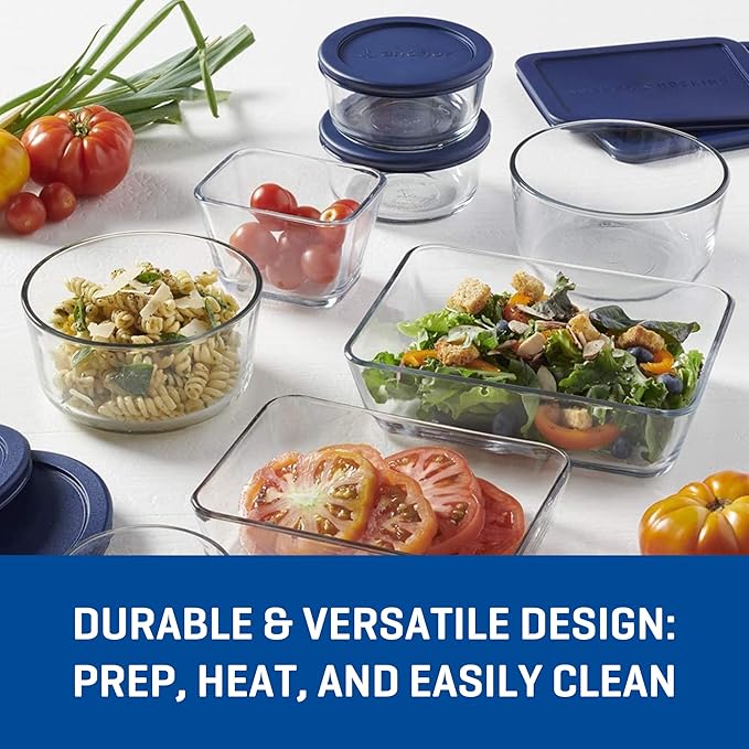 Anchor Hocking 16 Piece Glass Storage Containers - Image 3