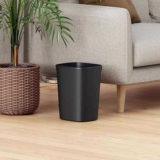 CEROELDA Small Bathroom Trash Can, 2.6 Gallon Slim Mini Garbage Can Small Trash - Image 6
