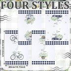 Geyoga 6 Pcs Spring Floral Kitchen Towels Flamingo Dish Hand Towels Sunflower - Image 3