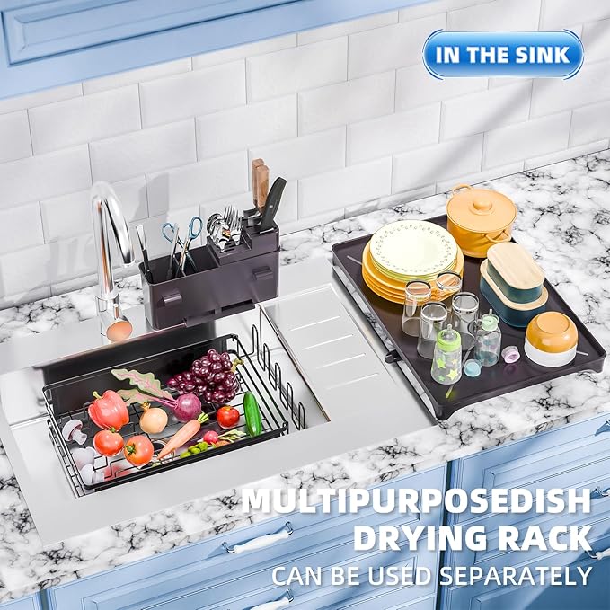 Simple Trending Dish Drying Rack, Dish Drainer - Image 3