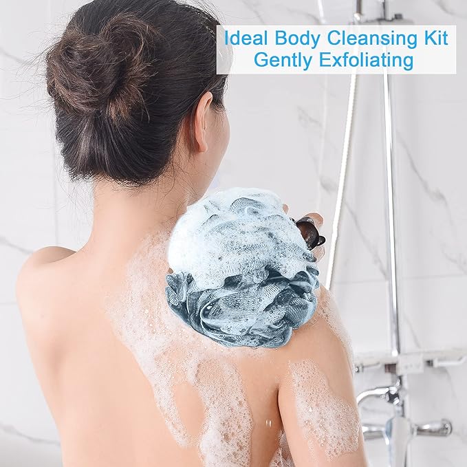 AmazerBath Bath Shower Loofah Sponge 75g/PCS Bath Sponges - Image 3