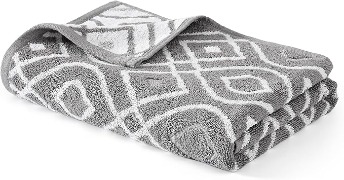 Modern Threads Oxford 6-Piece 100% Cotton Towel Set – Yarn Dyed Jacquard & - Image 6