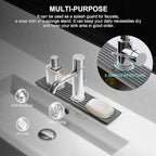 Faucet Mat for Kitchen Sink, Diatomite Fast Drying Stone Sink Tray, Super - Image 4
