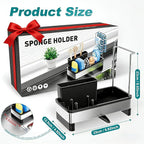 Ewaiira Stainless Steel Sink Caddy, Sponge Holder - Image 2