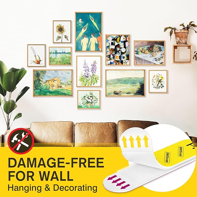 EMITEVER Picture Hanging Strips Heavy Duty, Damage Free Picture Hangers - Image 7