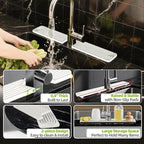 Stone Faucet Mat for Kitchen Sink, Diatomite Quick Dry Kitchen Sink Splash Guard - Image 5