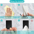 Adhesive Hooks Heavy Duty, Long Stainless Steel Self Adhesive Wall Hook - Image 5