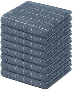 Mordimy 100% Cotton Terry Cloth Dish Cloths, Soft and Absorbent Checkered Dish by Mordimy