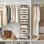 GRANNY SAYS Hanging Closet Organizers and Storage 6 Shelves, Closet Hanging - Image 2